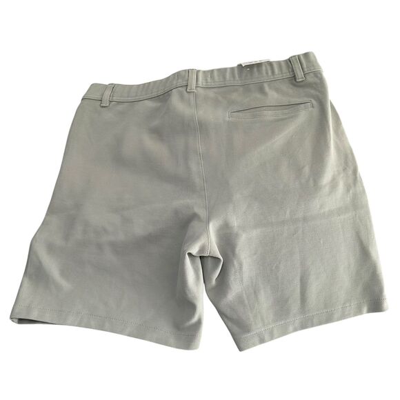 Zara Man Jogger Chino Shorts Men Size XL Light Green Normcore Causal Preppy NEW - Picture 3 of 6